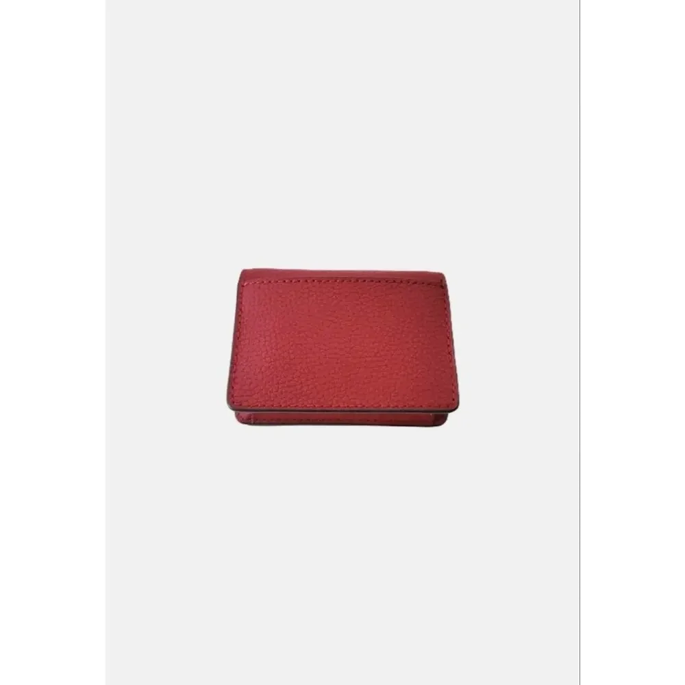 Women's Michael Kors Wallet One Size Red Gold